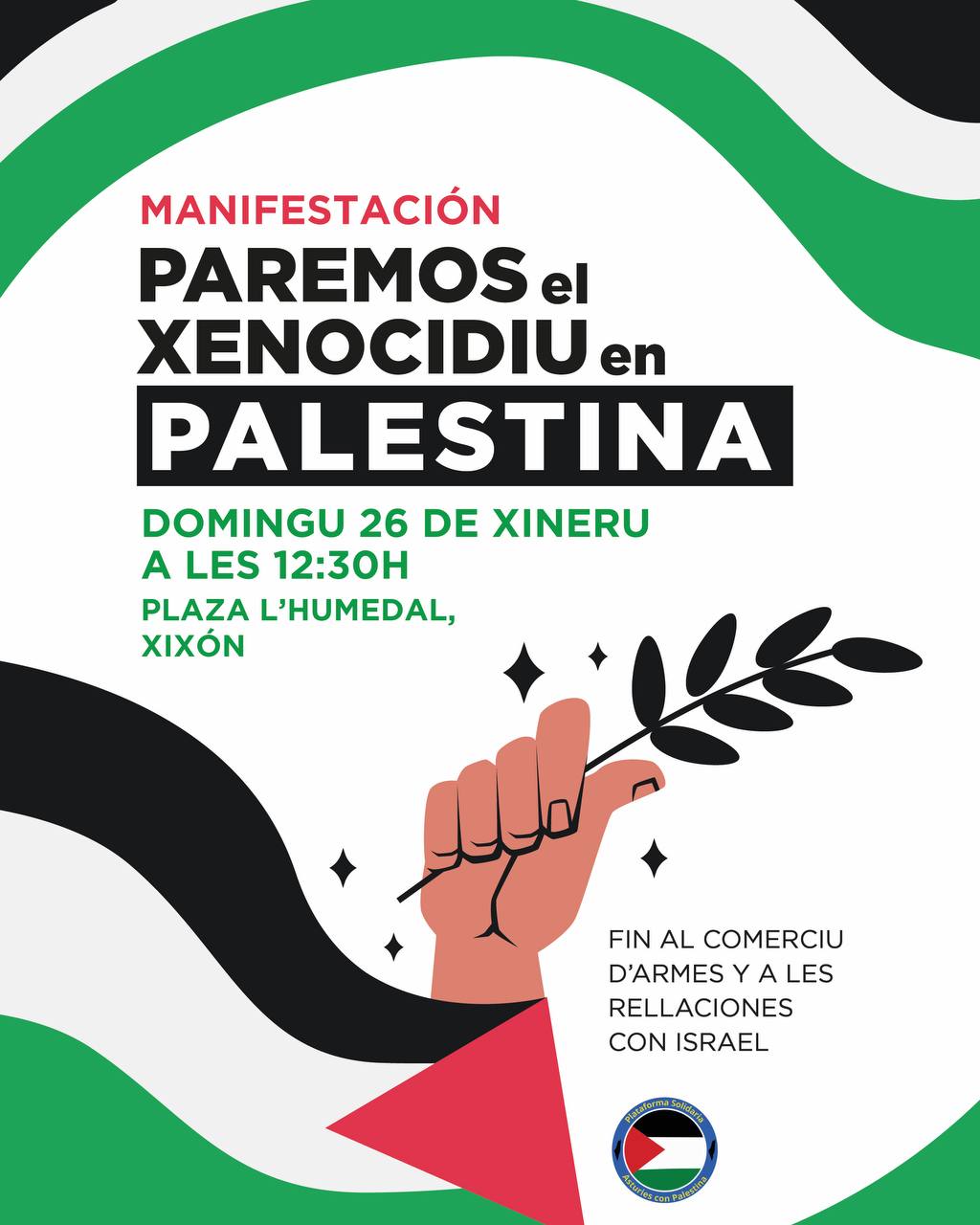 Mani enero 2025 Palestina