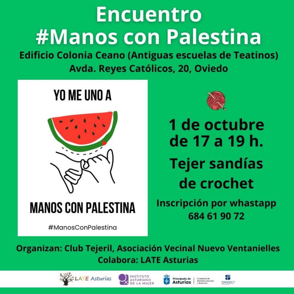 Manos con palestina Oviedo