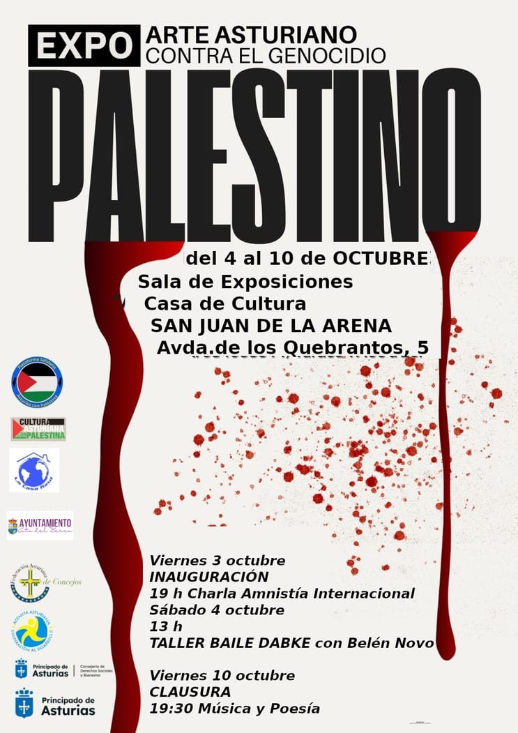 Arte asturiano contra el genocidio