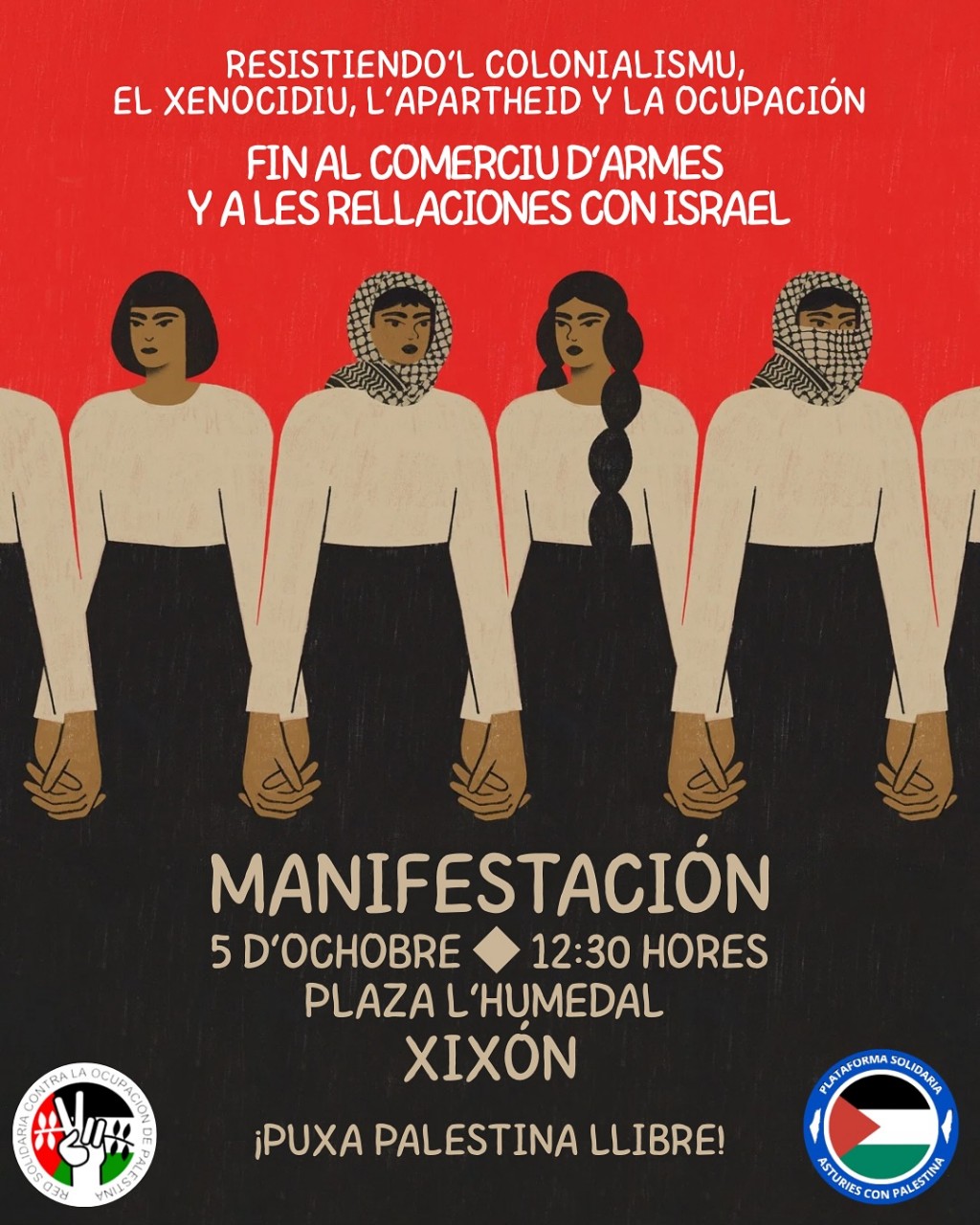 Mani Palestina Octubre