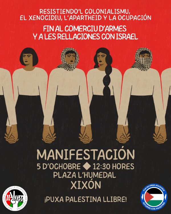 Mani Palestina Octubre