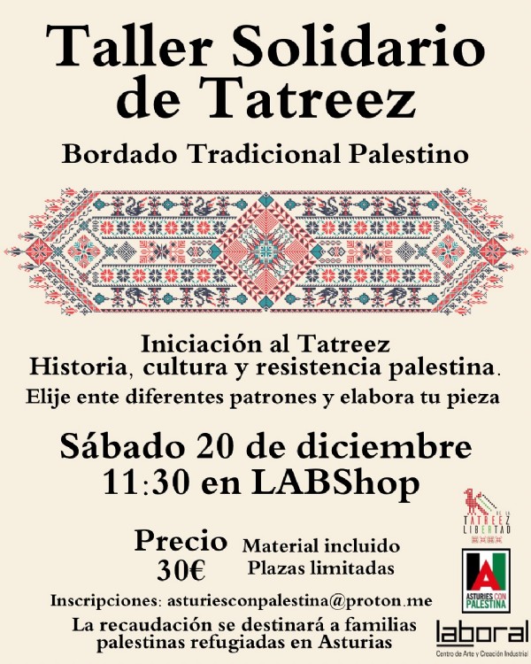 Taller solidario de tatreez