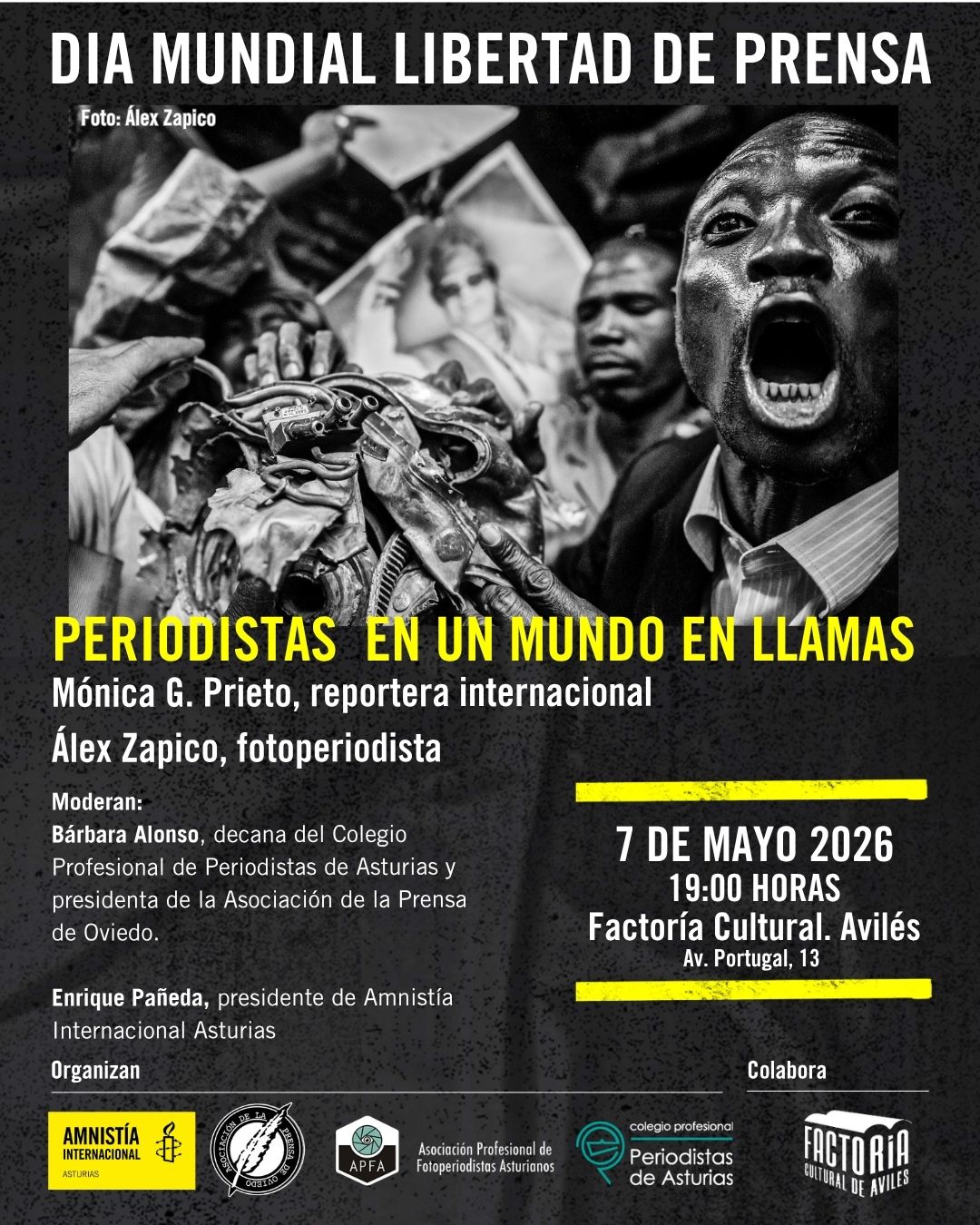 Periodistas en un mundo en llamas
