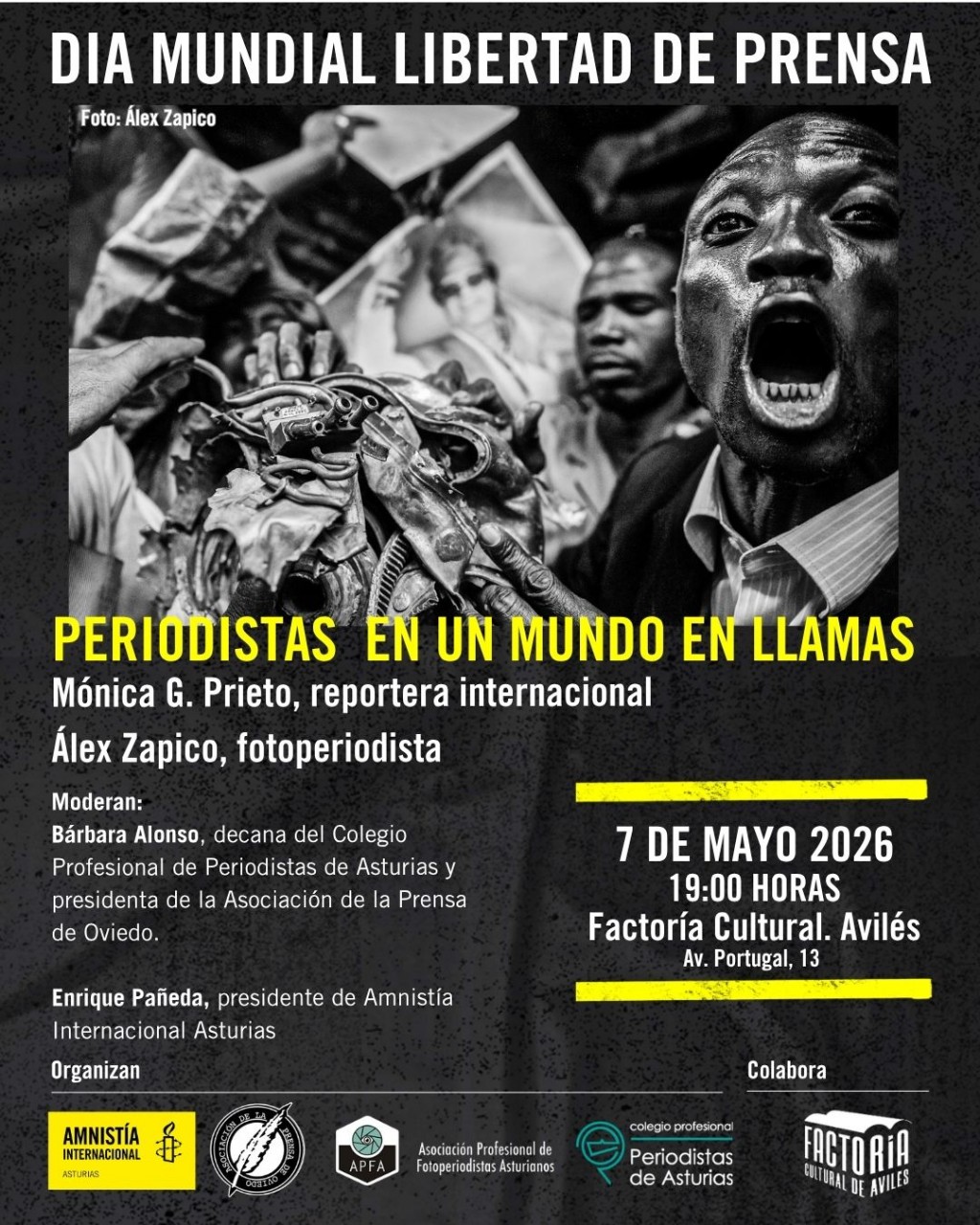 Periodistas en un mundo en llamas