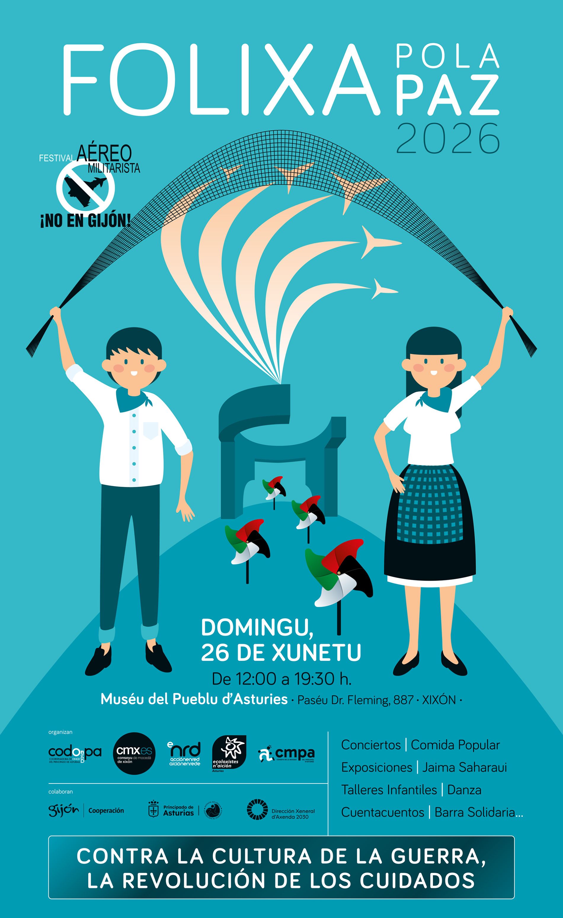 Cartel Folixa pola paz 2026