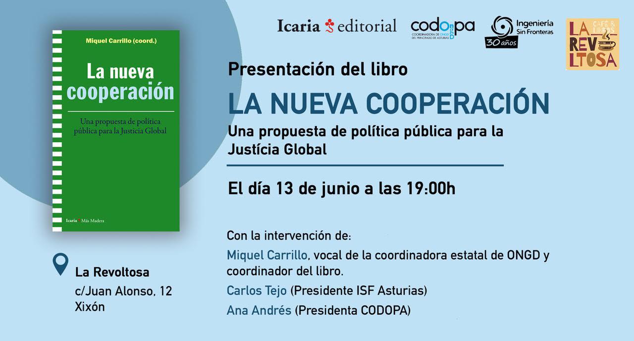 PRESENTACIN DEL LIBRO `LA NUEVA COOPERACIN` DE MIQUEL CARRILLO
