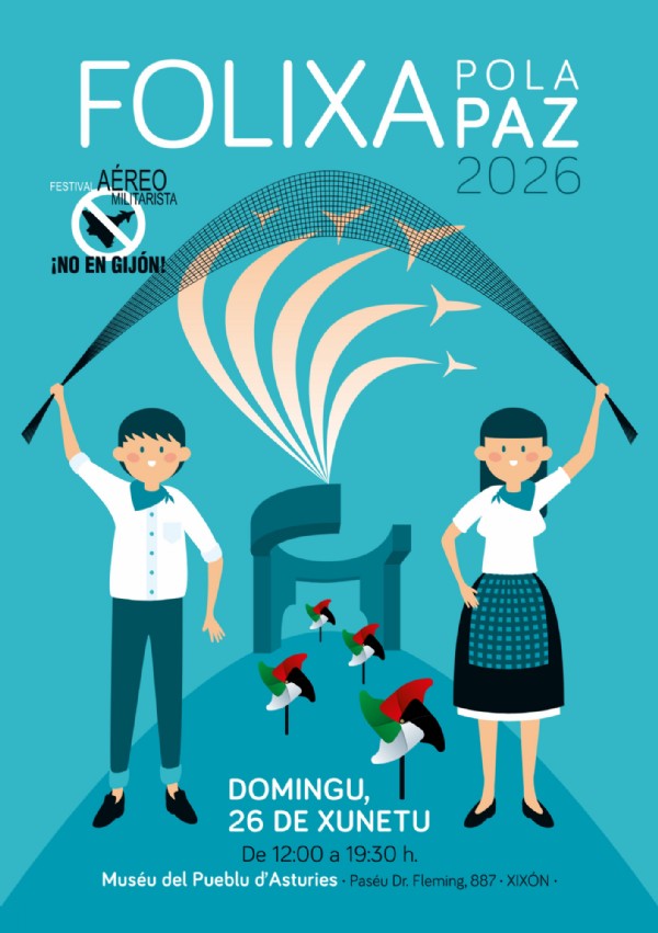 Cartel Folixa pola paz 2026