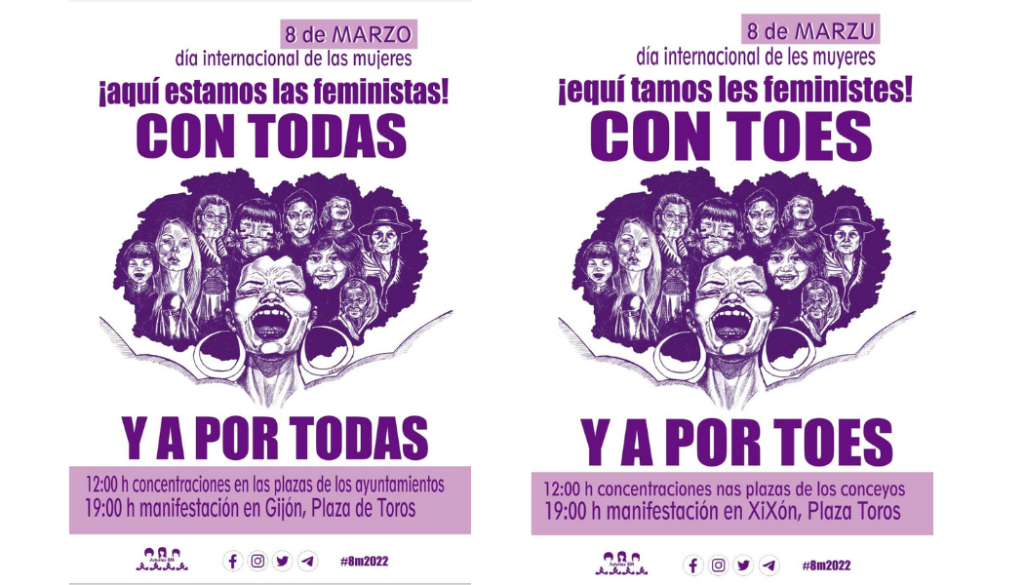 Concentraciones 8M Asturias