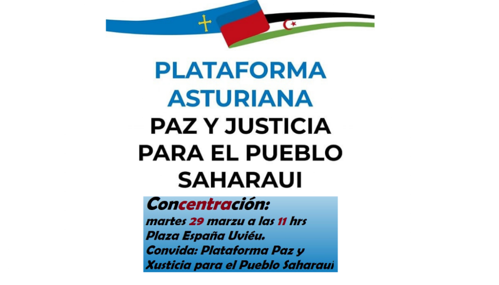 Concentracin `Paz y Justicia para el Pueblo Saharaui`