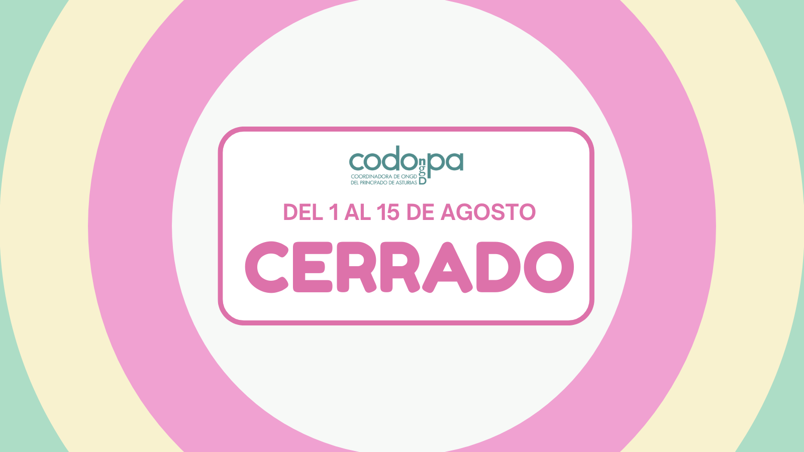 cerrado por vacaciones