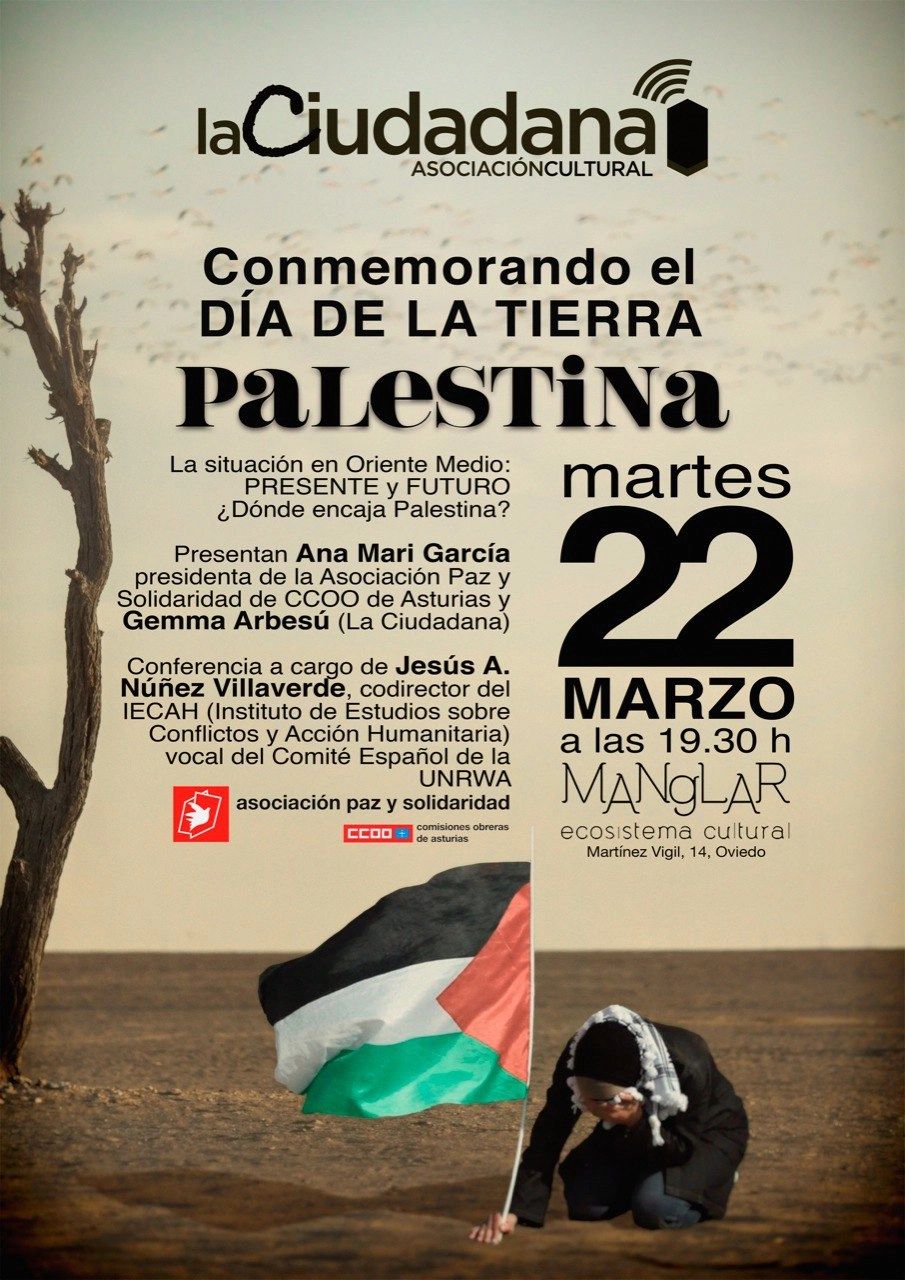 `Conmemorando el Da de la Tierra Palestina`.