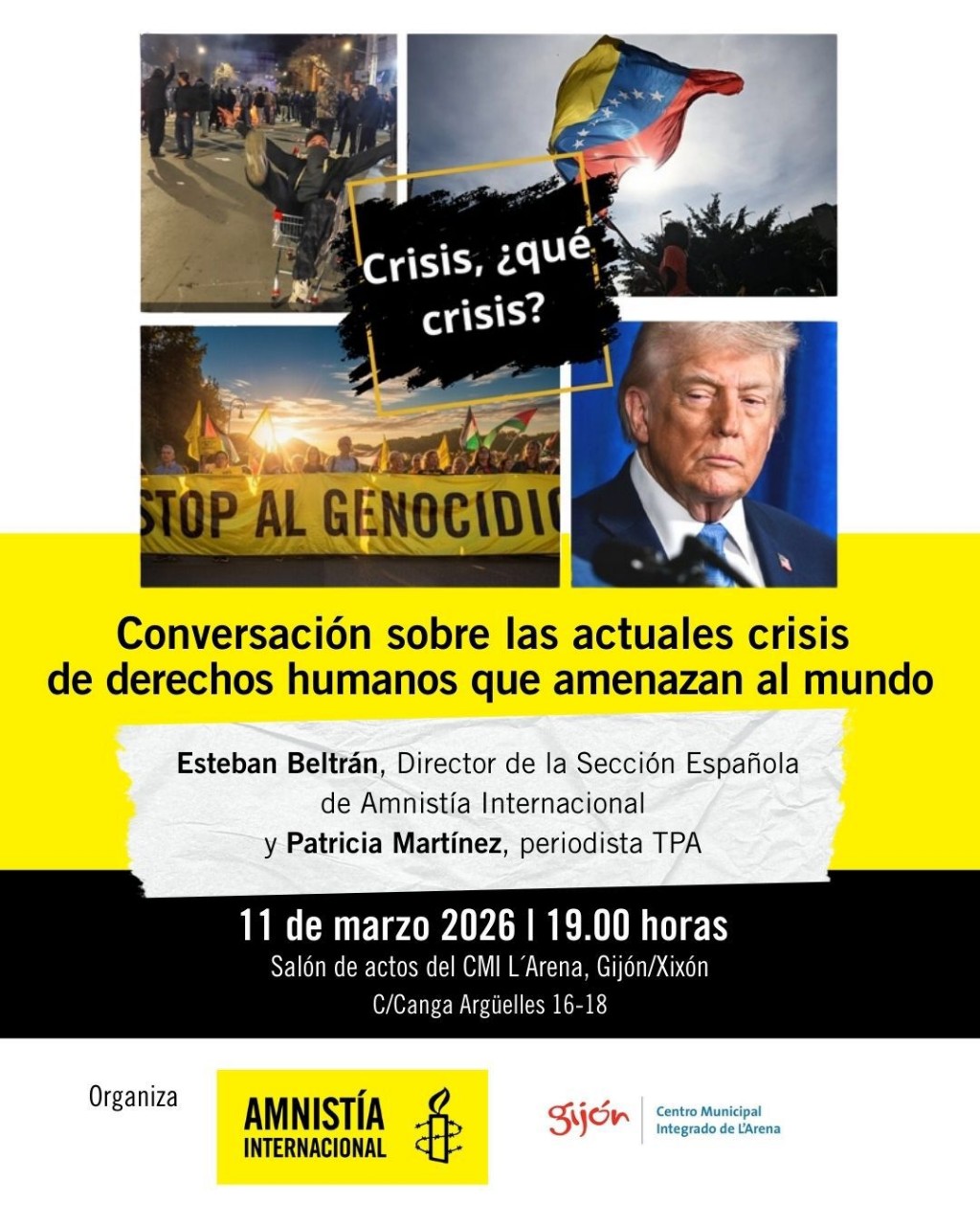 Conversaci�n crisis ddhh