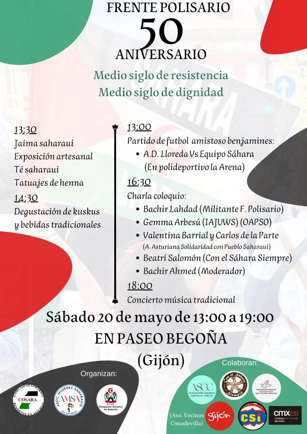 50 aos polisario