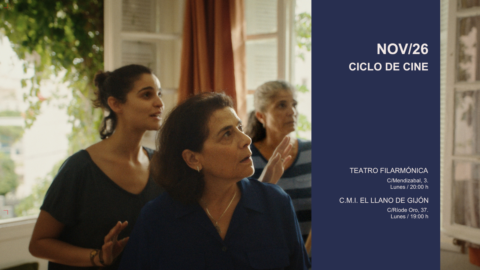 Portada Ciclo de Cine Por ser Mujeres