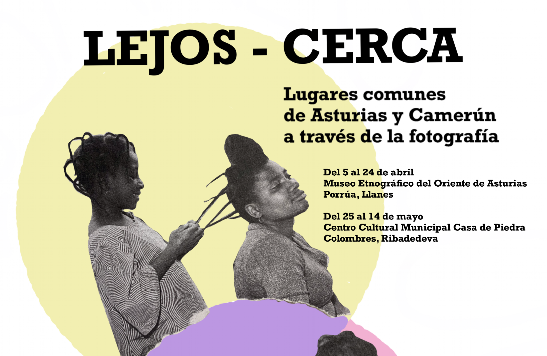 Cartel expos Colombres y Porra