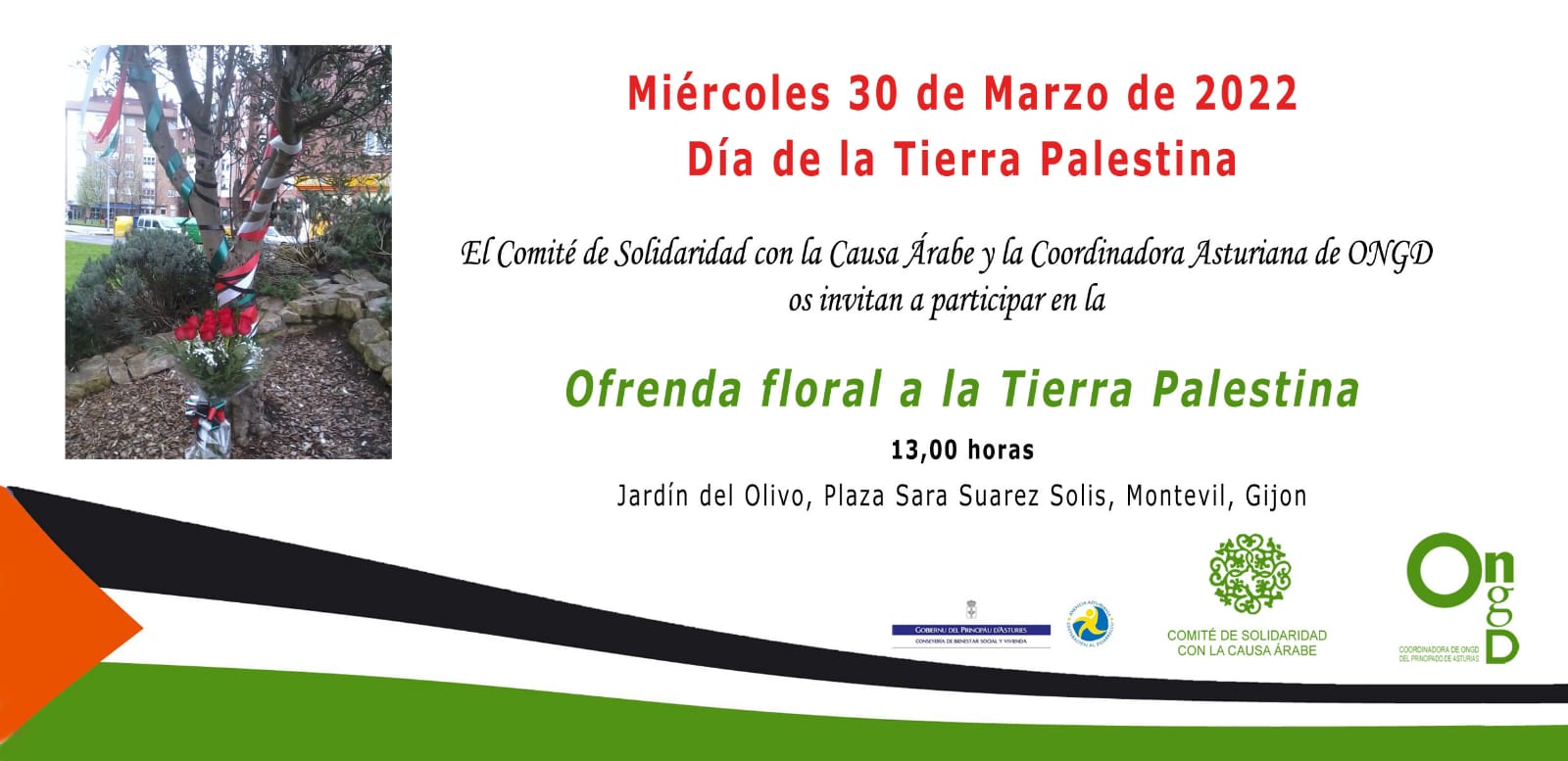 Ofrenda Floral a la Tierra Palestina