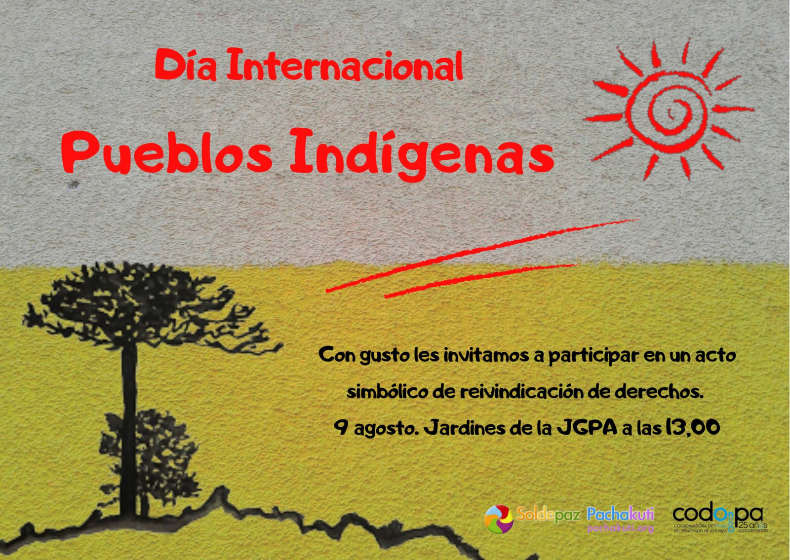 Acto simblico Da Internacional de los Pueblos Indgenas