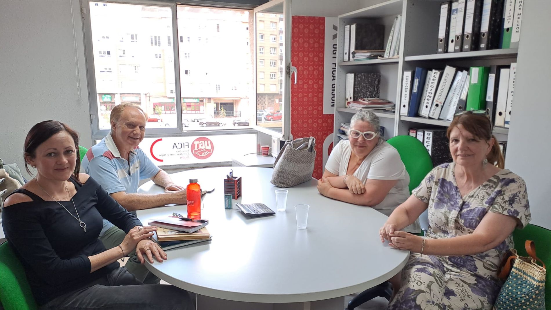 Reuni�n de Pilar Rato, CODOPA, con ISCOD UGT