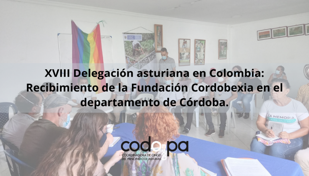 Recibimiento de la Fundacin Cordobexia en el Departamento de Crdoba