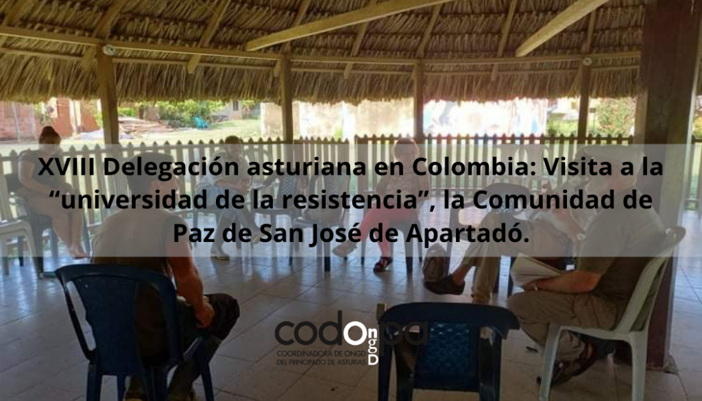 Visita a la `universidad de la resistencia`, la Comunidad de Paz de San Jos de Apartad.
