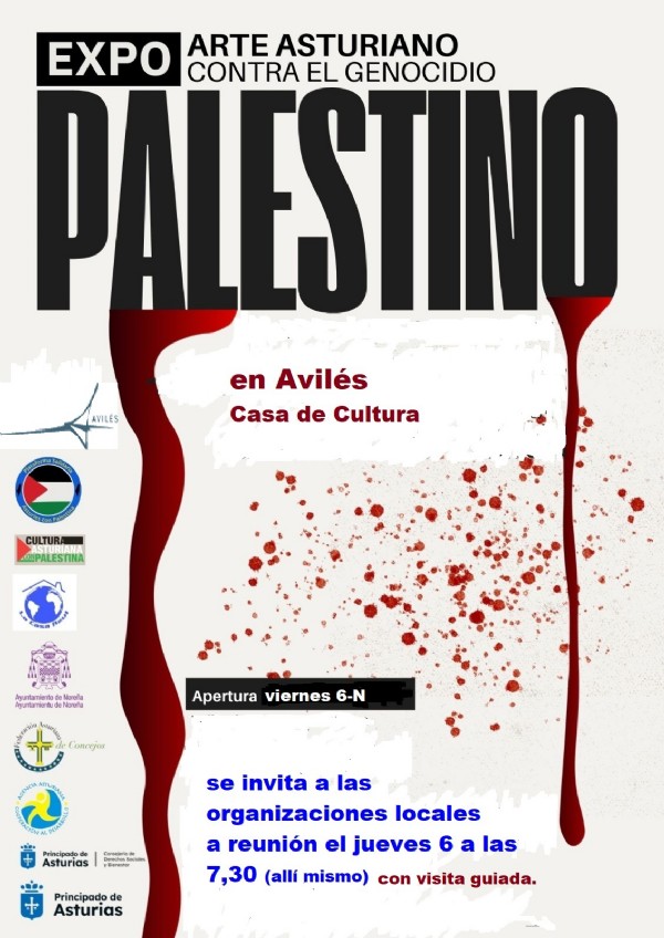 Arte asturiano contra el genocidio