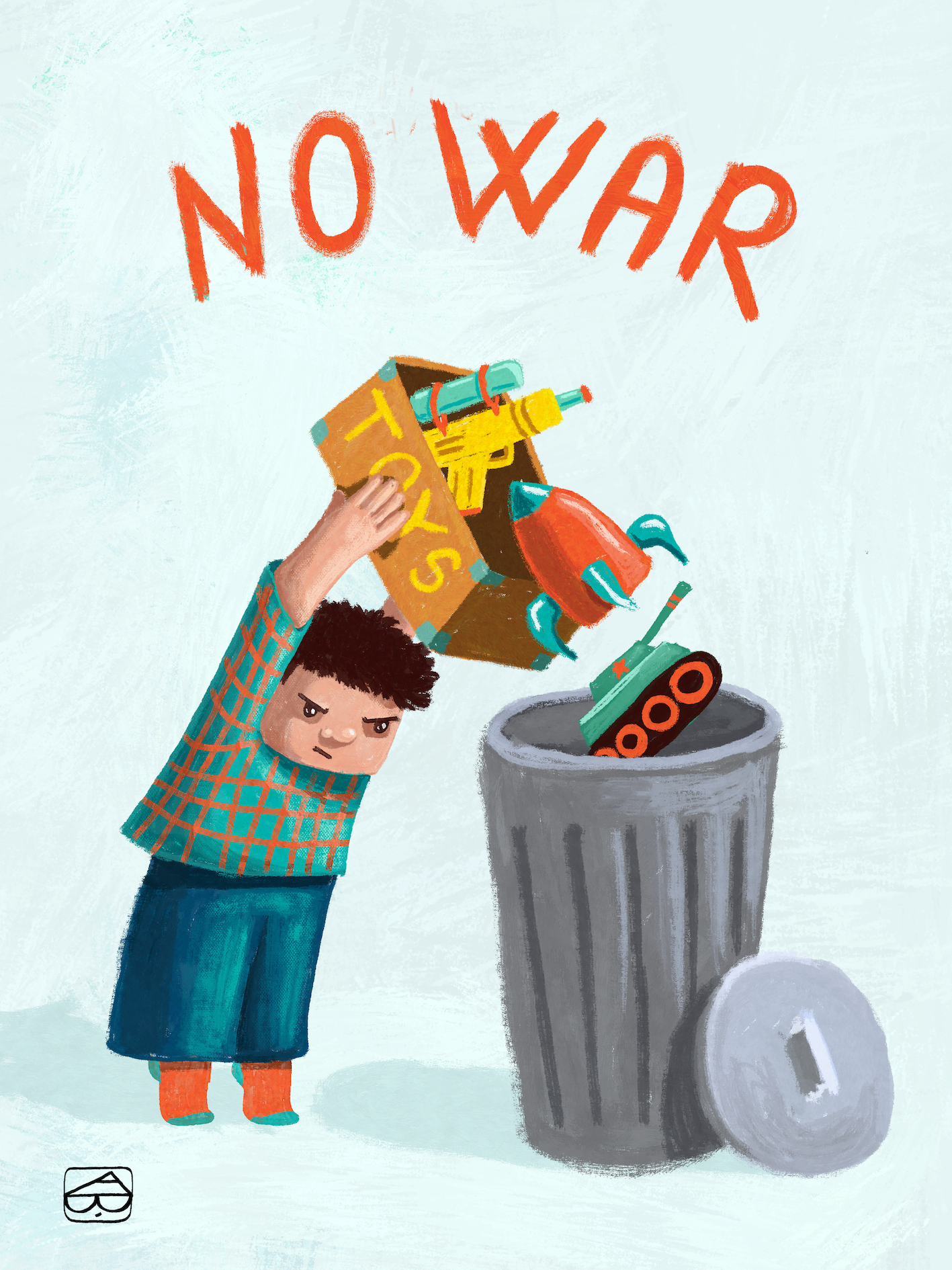 No war Andrea Badea Ilustration