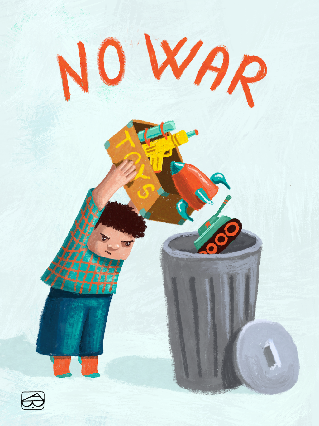 No war Andrea Badea Ilustration