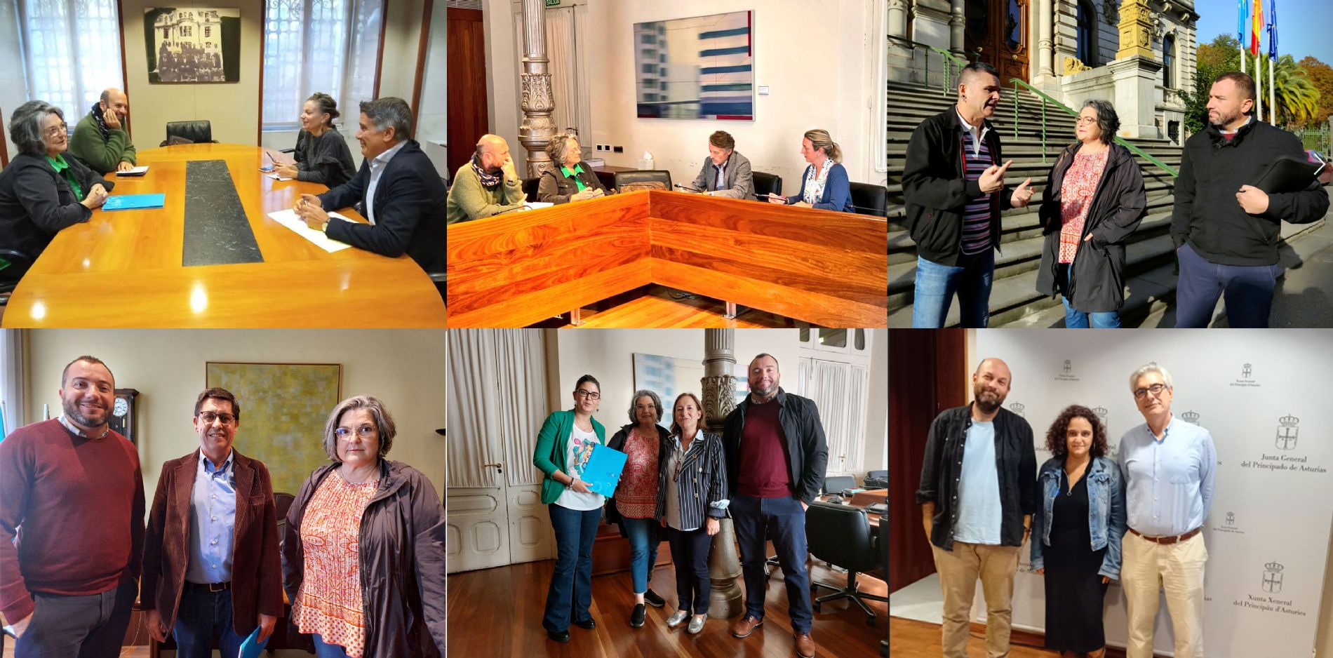 reuniones con grupos parlamentarios