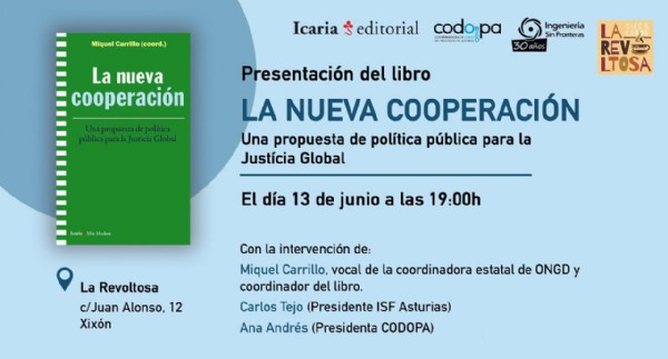 Presentación del libro `La Nueva Cooperación` de Miquel Carrillo