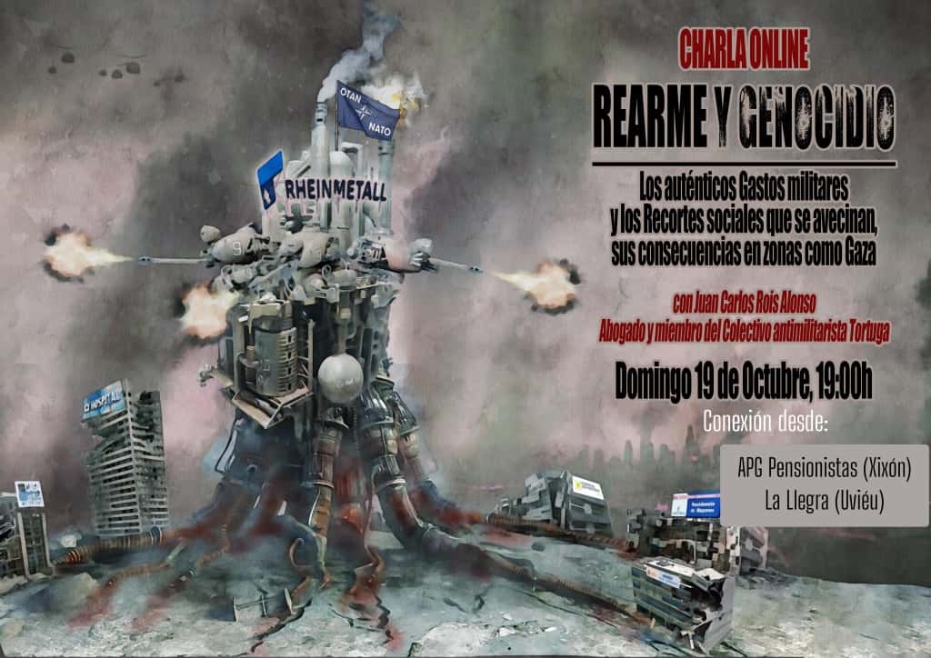 Charla online. Rearme y genocidio