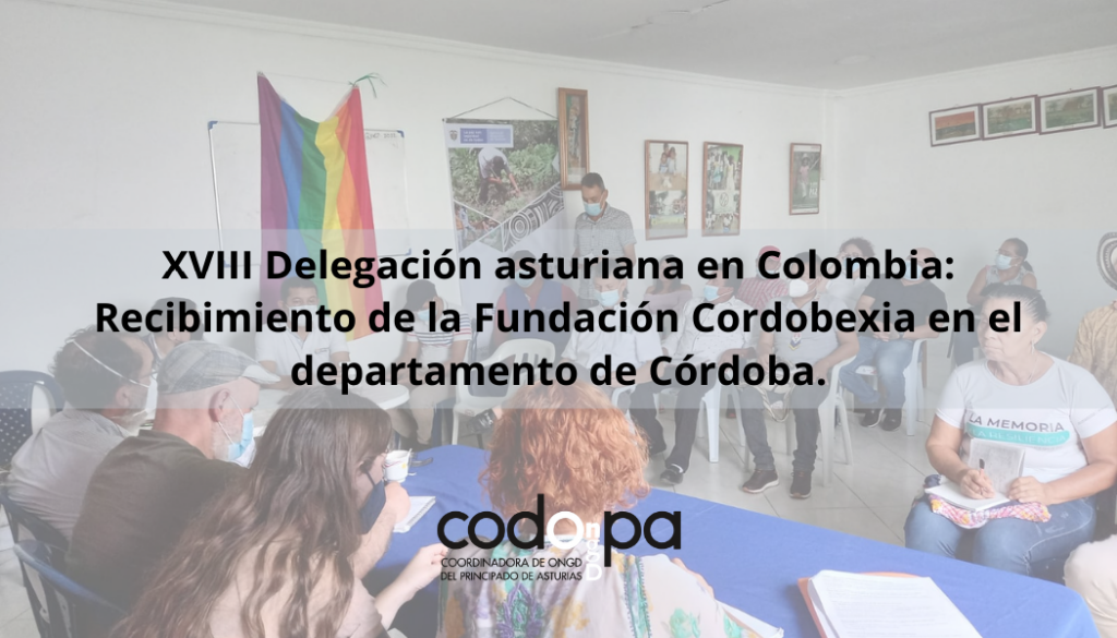 Recibimiento de la Fundación Cordobexia en el Departamento de Córdoba